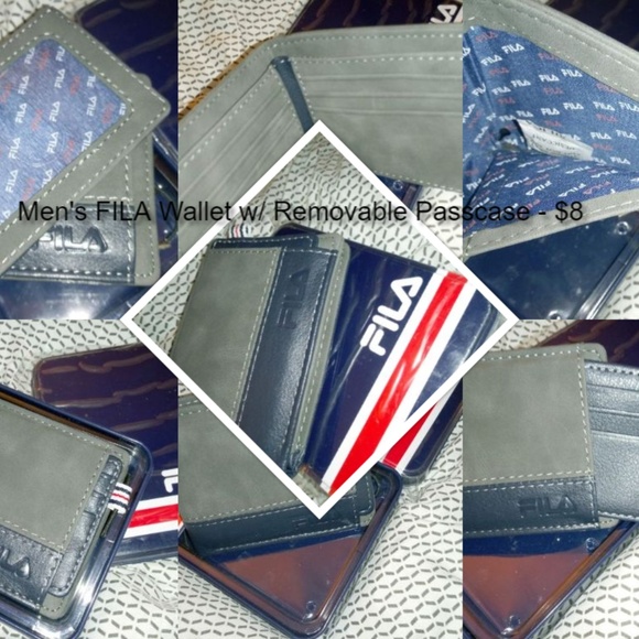Men's FILA Wallet with Removable Passcase (New) - Picture 1 of 8